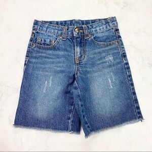 [Kids Rus] Boys Raw Hem Jean Shorts